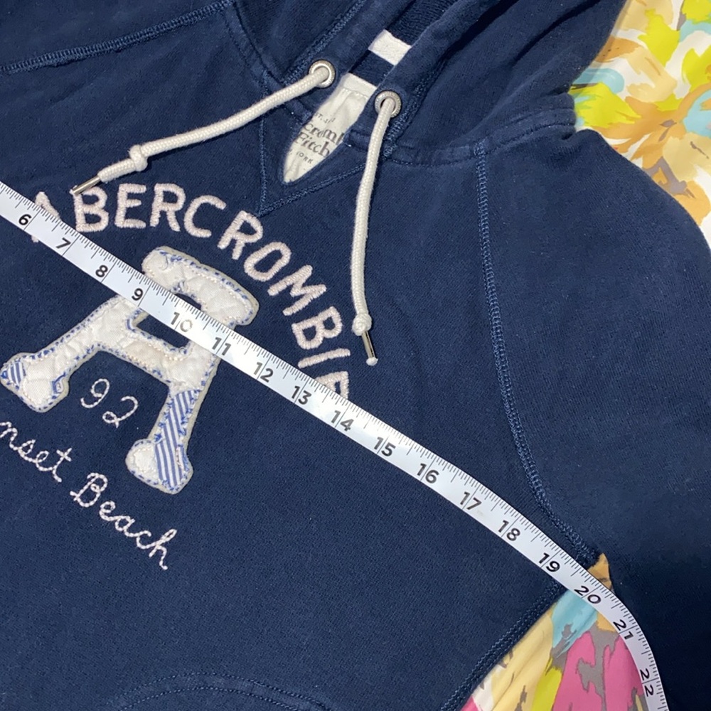 Abercrombie & Fitch Crop Hoodie Size Large - Picture 5 of 8